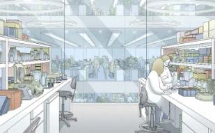 CGI of Science Research Centre labs